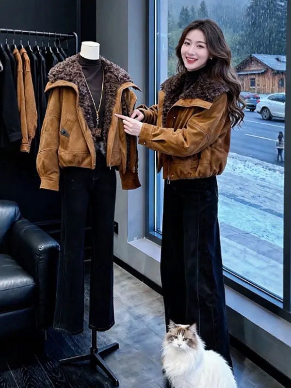 Unique Faionable Fce Lined Thi ort Coat Loose Korean Sle Women's Jaet Autumn 2025 Travel Office Outdoor Casual Wear
Unique Faionable Fce Lined Thi ort Coat Loose Korean Sle Women's Jaet Autumn 2025 Travel Office Outdoor Casual Wear