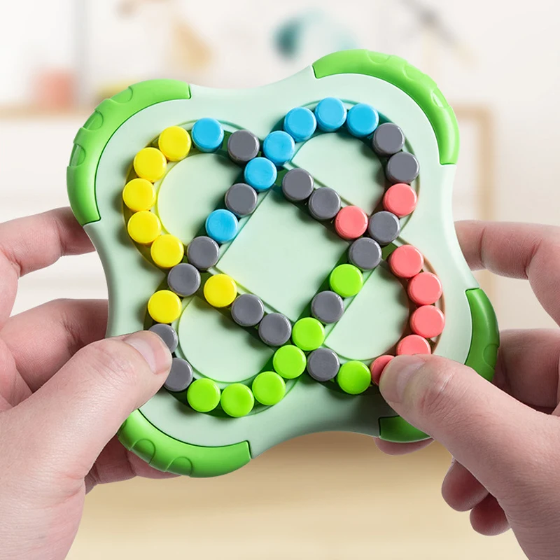 New Rotating Magic Beans Fingertip Cube Toys Children Spin Bead Puzzles Game Learning Educational Kids Adults Stress Relief Toy
New Rotating Magic Beans Fingertip Cube Toys Children Spin Bead Puzzles Game Learning Educational Kids Adults Stress Relief Toy
