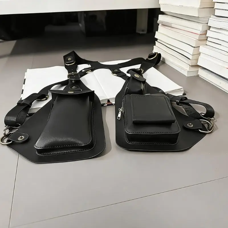 Motorcycle Vest Pack Waterproof PU Chest Pack Outdoor Shoulder Bag Phone Holder
Motorcycle Vest Pack Waterproof PU Chest Pack Outdoor Shoulder Bag Phone Holder