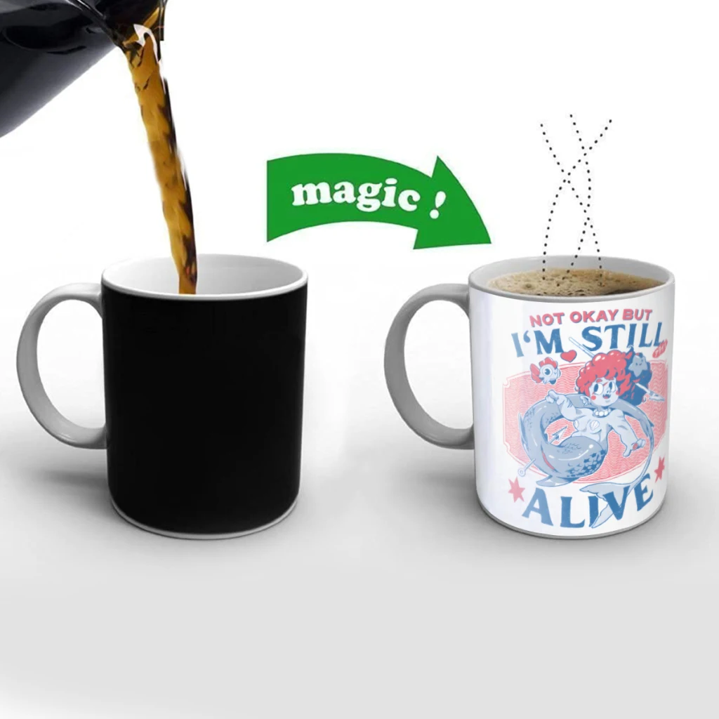 Im Still Alive Creativity Change Color Chang mug Ceramic mug Hot Coffee Cup Breakfast Cup Mug Friend Gift
Im Still Alive Creativity Change Color Chang mug Ceramic mug Hot Coffee Cup Breakfast Cup Mug Friend Gift