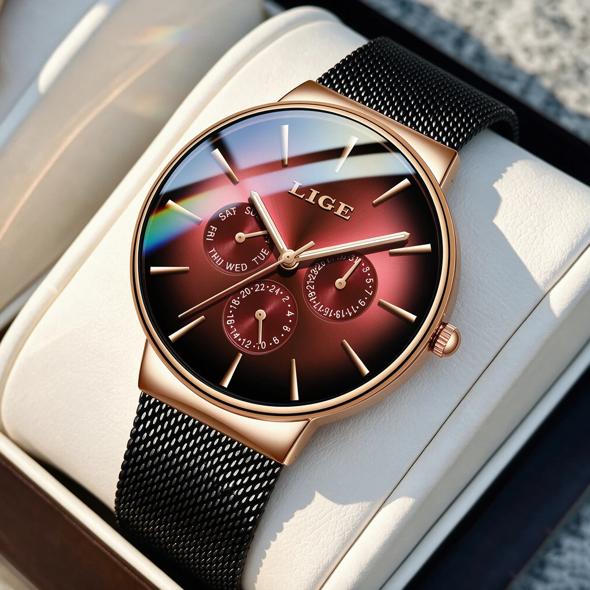 LIGE 2026 Fashion Mens Watches Top Brand Luxury Quartz Watch Men Mesh Steel Waterproof Ultra-thin Wristwatch For Men Sport Clock
LIGE 2026 Fashion Mens Watches Top Brand Luxury Quartz Watch Men Mesh Steel Waterproof Ultra-thin Wristwatch For Men Sport Clock