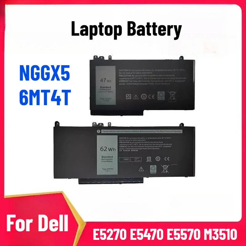 For Dell Latitude E5270 E5470 E5570 M3510 Laptop Battery 6MT4T
For Dell Latitude E5270 E5470 E5570 M3510 Laptop Battery 6MT4T