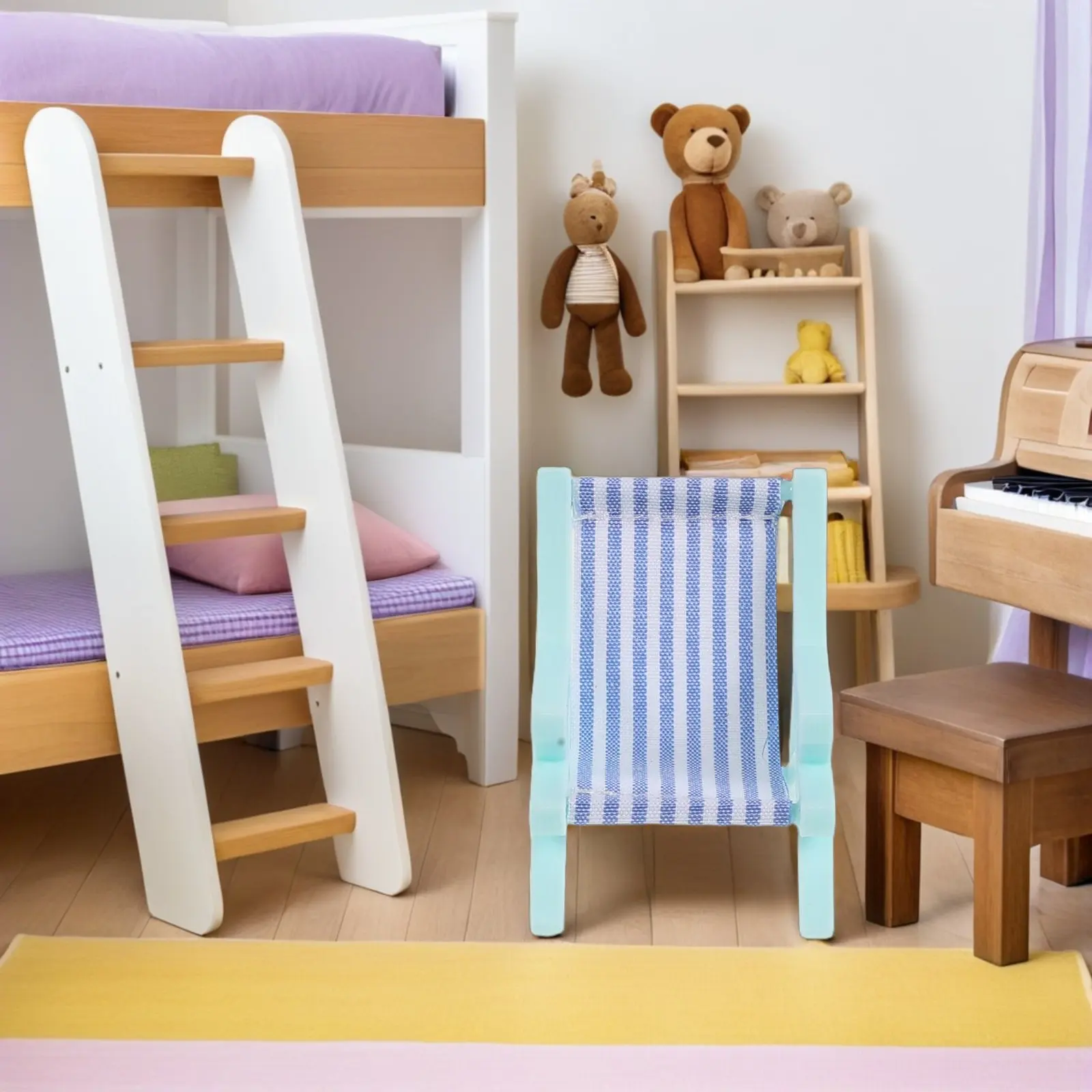 3Pcs Miniature Beach Chair Realistic Plastic Mini Furniture Decoration for Dollhouse 112 Scale Mini Outdoor Seating and Beach
3Pcs Miniature Beach Chair Realistic Plastic Mini Furniture Decoration for Dollhouse 112 Scale Mini Outdoor Seating and Beach