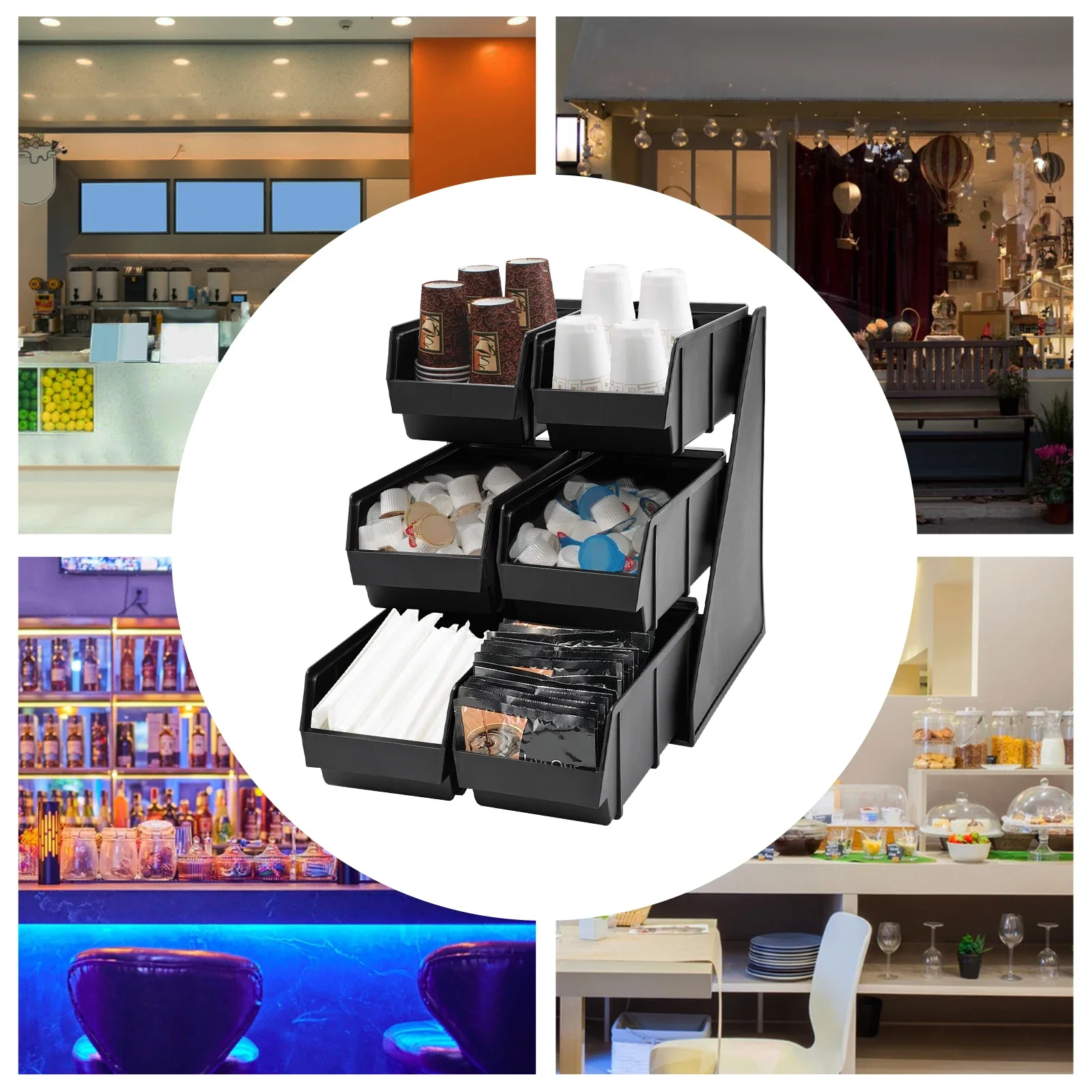 НОВИНКА Коробка для приправ самообслуживания с 6 отделениями, пластиковый контейнер для хранения, органайзер на столешнице, 3-уровневая полка для приправ самообслуживания
НОВИНКА Коробка для приправ самообслуживания с 6 отделениями, пластиковый контейнер для хранения, органайзер на столешнице, 3-уровневая полка для приправ самообслуживания