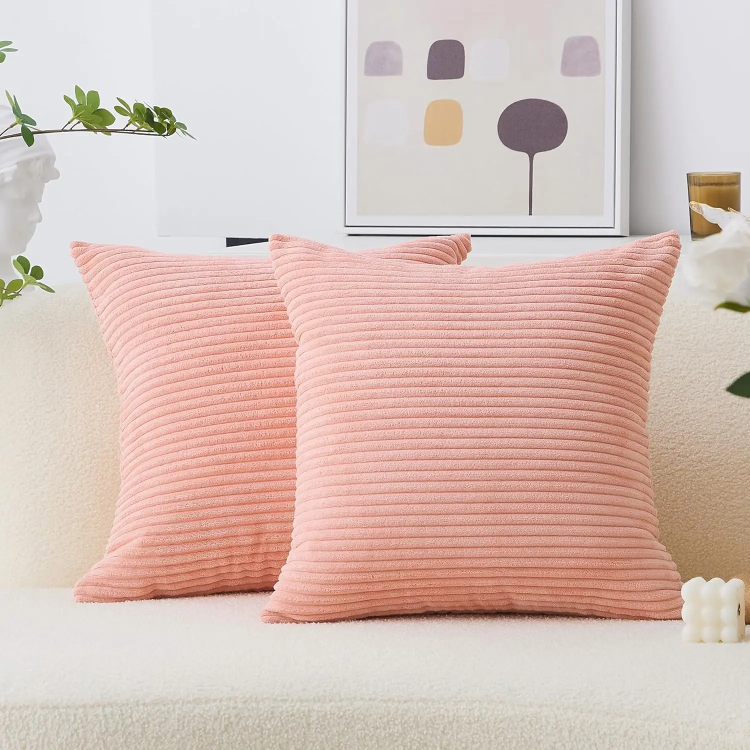 Coral Pillows 20X20 Throw Pillow Cover For Sofa Bed 2 Pa Square Plush Velvet Accent Pillow Cases For Girl Bedroom, 50Cm, 20 X
Coral Pillows 20X20 Throw Pillow Cover For Sofa Bed 2 Pa Square Plush Velvet Accent Pillow Cases For Girl Bedroom, 50Cm, 20 X