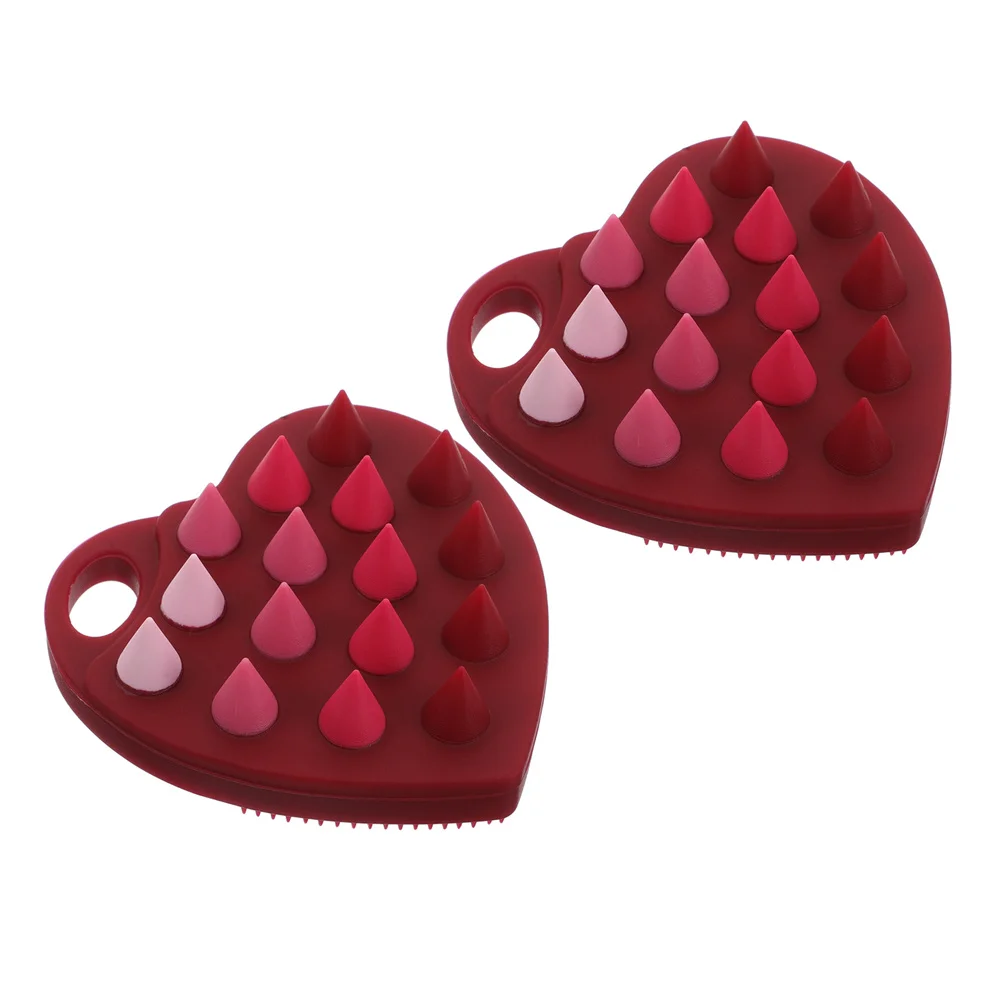 Heart Shaped Dual Sided Silicone Scalp Massage Brush Soft Bristles Shampoo Scalp Tool for Dandruff Removal Hair Washing Shower
Heart Shaped Dual Sided Silicone Scalp Massage Brush Soft Bristles Shampoo Scalp Tool for Dandruff Removal Hair Washing Shower
