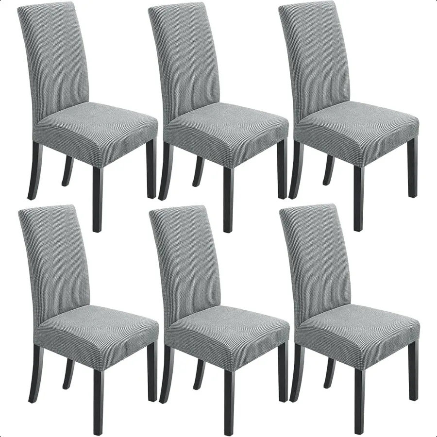 Chair Covers for Dining Room 6 Pack Slipcovers Dining Chair Covers Parsons Chair Slipcover Fit Stretch Chair Cover Light Grey
Chair Covers for Dining Room 6 Pack Slipcovers Dining Chair Covers Parsons Chair Slipcover Fit Stretch Chair Cover Light Grey