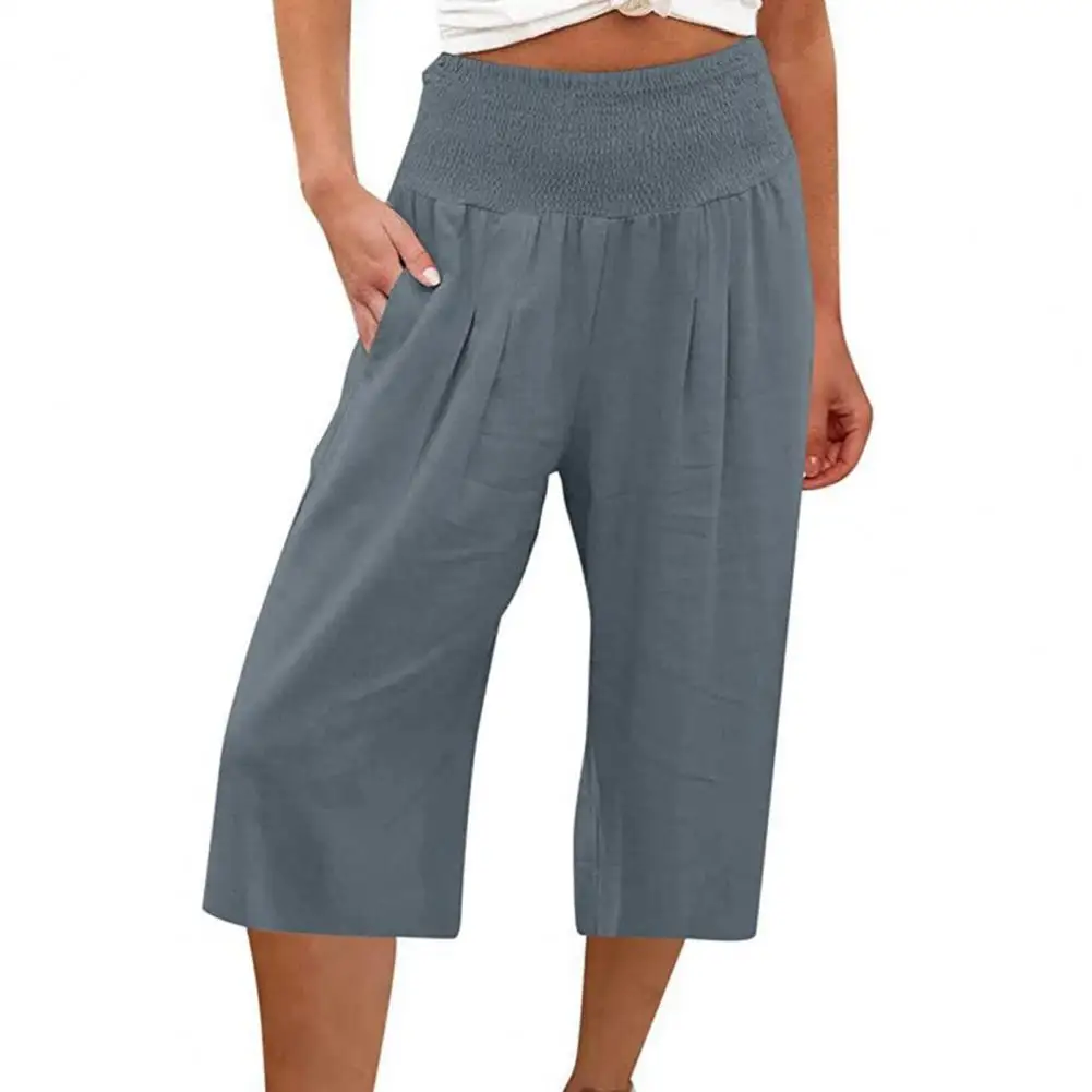 New Quick Dry Hiking Womens Athletic Cargo Casual Loose Wide-leg Pants 3/4 Knee Length Outdoor Riding Trousers
New Quick Dry Hiking Womens Athletic Cargo Casual Loose Wide-leg Pants 3/4 Knee Length Outdoor Riding Trousers