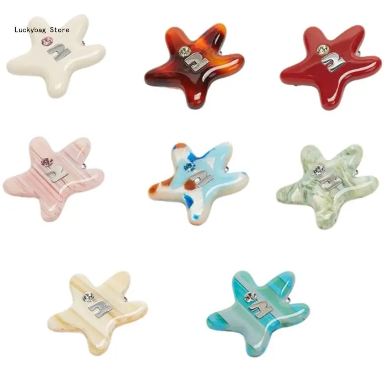 Colorful Starfishes Hair Clip Durability Hair Barrettes Fashion Hair Styling Tool for Ponytails and Various Hairstyles
Colorful Starfishes Hair Clip Durability Hair Barrettes Fashion Hair Styling Tool for Ponytails and Various Hairstyles