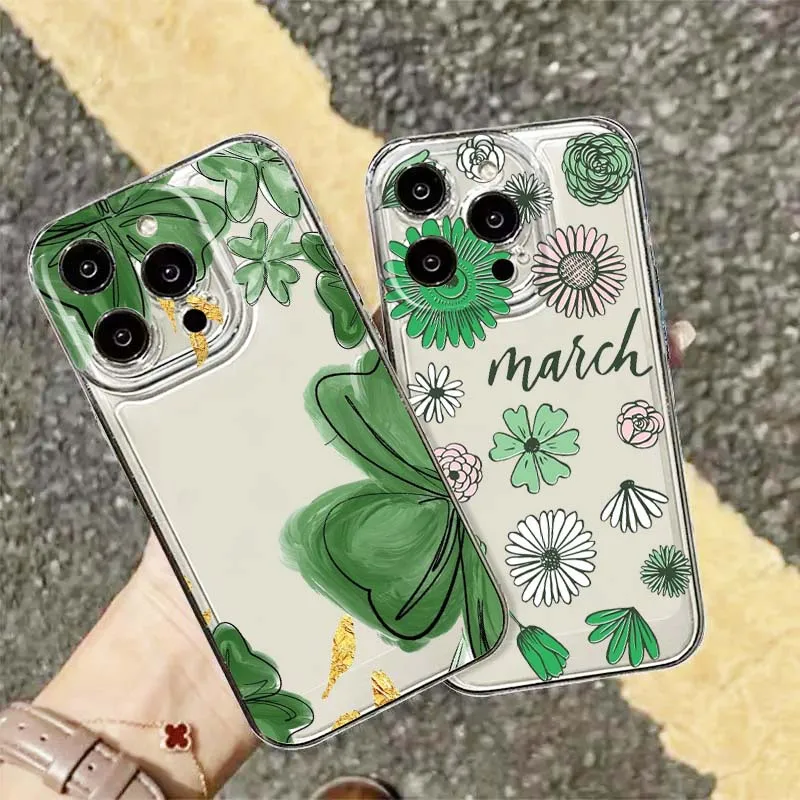Green Flower Pattern For Apple iPhone 17 16e 16 15 14 13 12 11 Pro Max Plus Mini TPU Soft Transparent Phone Case
Green Flower Pattern For Apple iPhone 17 16e 16 15 14 13 12 11 Pro Max Plus Mini TPU Soft Transparent Phone Case