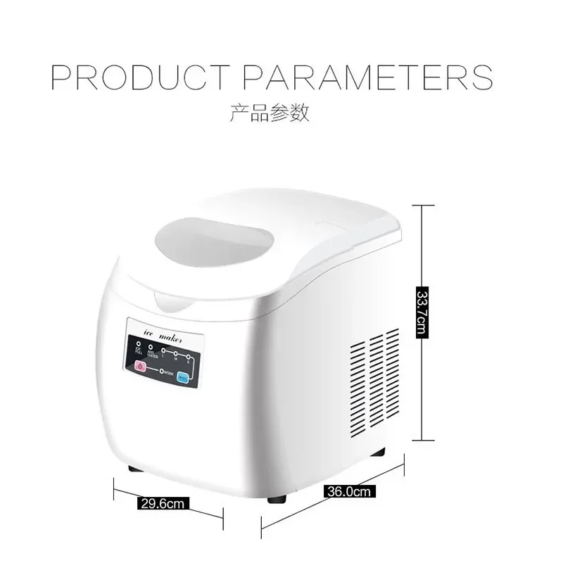 Ice Cube Maker Household Portable Electric Bullet Round Ice Making Machine 15kg/24H Coffee Bar Teamilk Shop
Ice Cube Maker Household Portable Electric Bullet Round Ice Making Machine 15kg/24H Coffee Bar Teamilk Shop