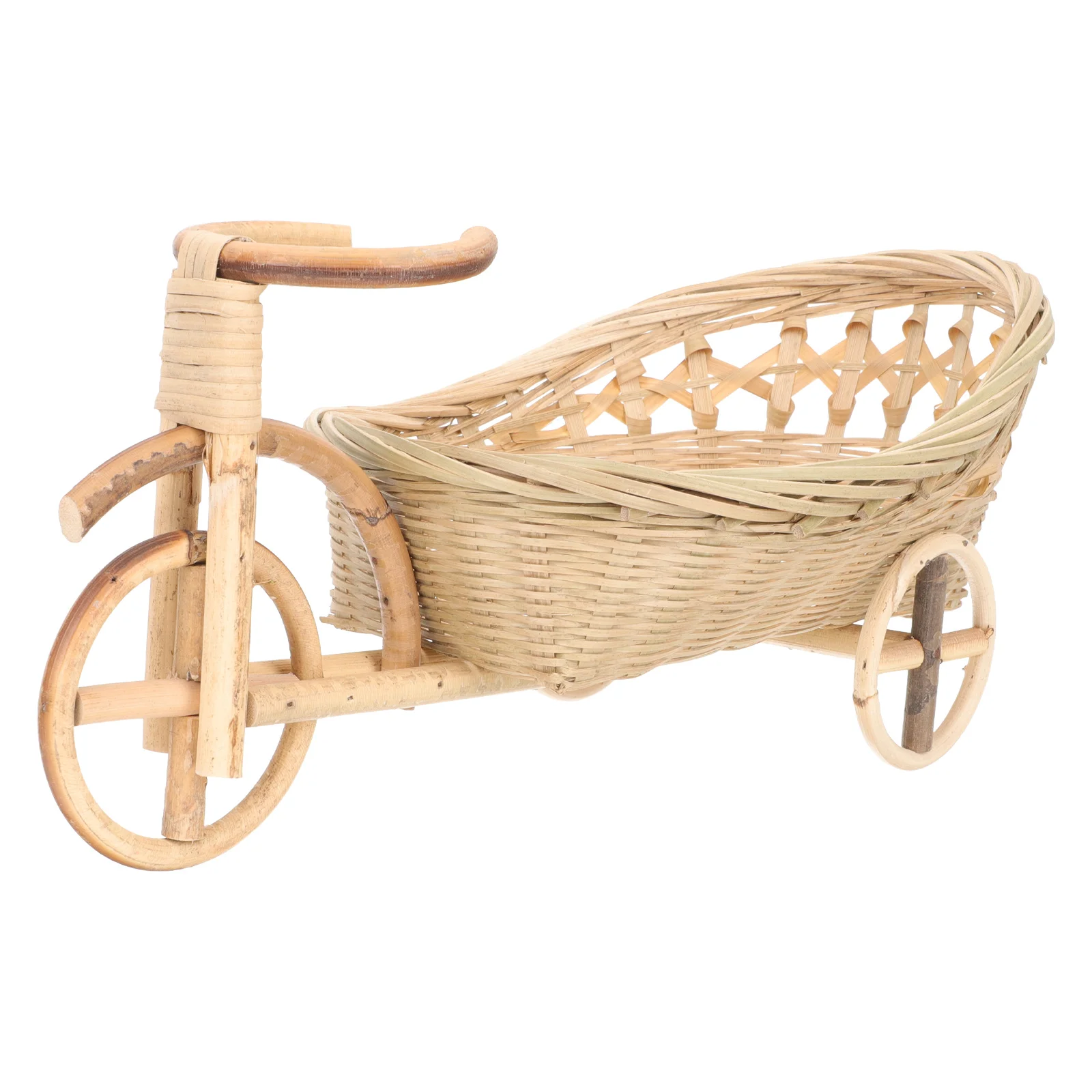 Braided Tricycle Woven Baskets Storage Desktop Decor Food Basket H made Bamboo Rattan Mini nament Nut Storage Basket
Braided Tricycle Woven Baskets Storage Desktop Decor Food Basket H made Bamboo Rattan Mini nament Nut Storage Basket
