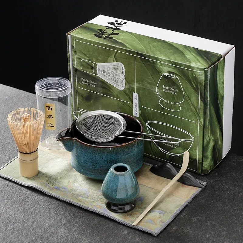 4 /7 Pcs/set Japanese Matcha Blender Set Bamboo Whisk Matcha Brush Teaspoon Kiln Tea Set Beverage Shop Tea-Making Tool Accessori
4 /7 Pcs/set Japanese Matcha Blender Set Bamboo Whisk Matcha Brush Teaspoon Kiln Tea Set Beverage Shop Tea-Making Tool Accessori