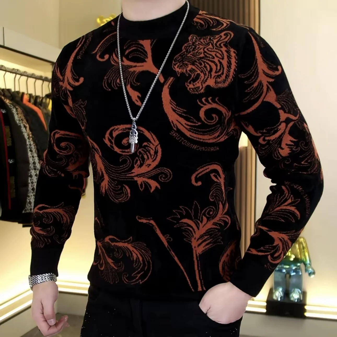 Faionable round Ne Knitted Sweater Men's Winter New Sle Slim Fit Base irt Versatile ort Sve Youthful Vitali Sle
Faionable round Ne Knitted Sweater Men's Winter New Sle Slim Fit Base irt Versatile ort Sve Youthful Vitali Sle