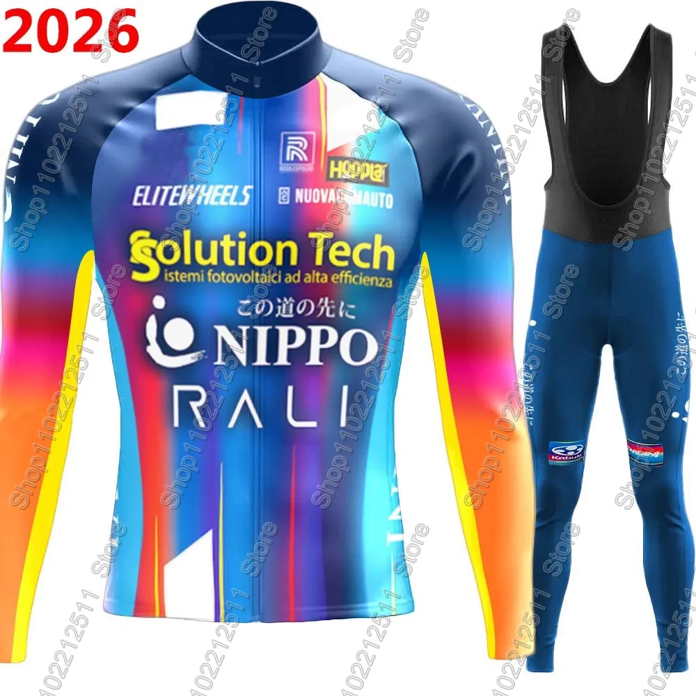 Team Solution Tech 2026 Cycling Jersey Set Nippo-Italy Clothing Suit Mens Long Sleeve MTB Bike Road Pants Bib Ropa
Team Solution Tech 2026 Cycling Jersey Set Nippo-Italy Clothing Suit Mens Long Sleeve MTB Bike Road Pants Bib Ropa