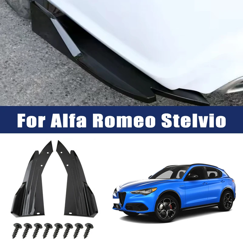 Car Rear Bumper Spoiler Lip Carbon Fiber Wing Trim Anti-crash Diffuser Side Skirt Wrap Angle Splitter For Alfa Romeo Stelvio
Car Rear Bumper Spoiler Lip Carbon Fiber Wing Trim Anti-crash Diffuser Side Skirt Wrap Angle Splitter For Alfa Romeo Stelvio