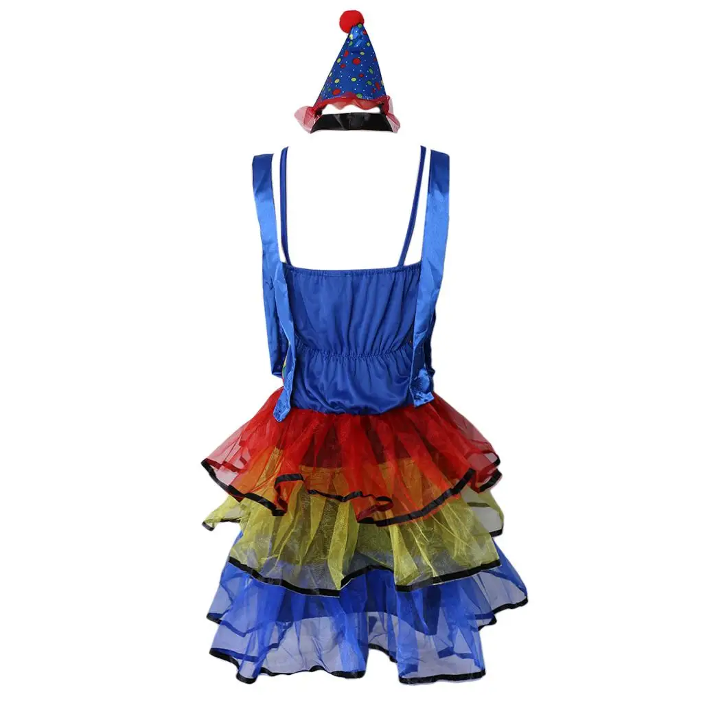 Adult Clown Costume Dress Set Polyester Short Sleeve Sequin Dresses for Stage Masquerade Cosplay Party
Adult Clown Costume Dress Set Polyester Short Sleeve Sequin Dresses for Stage Masquerade Cosplay Party