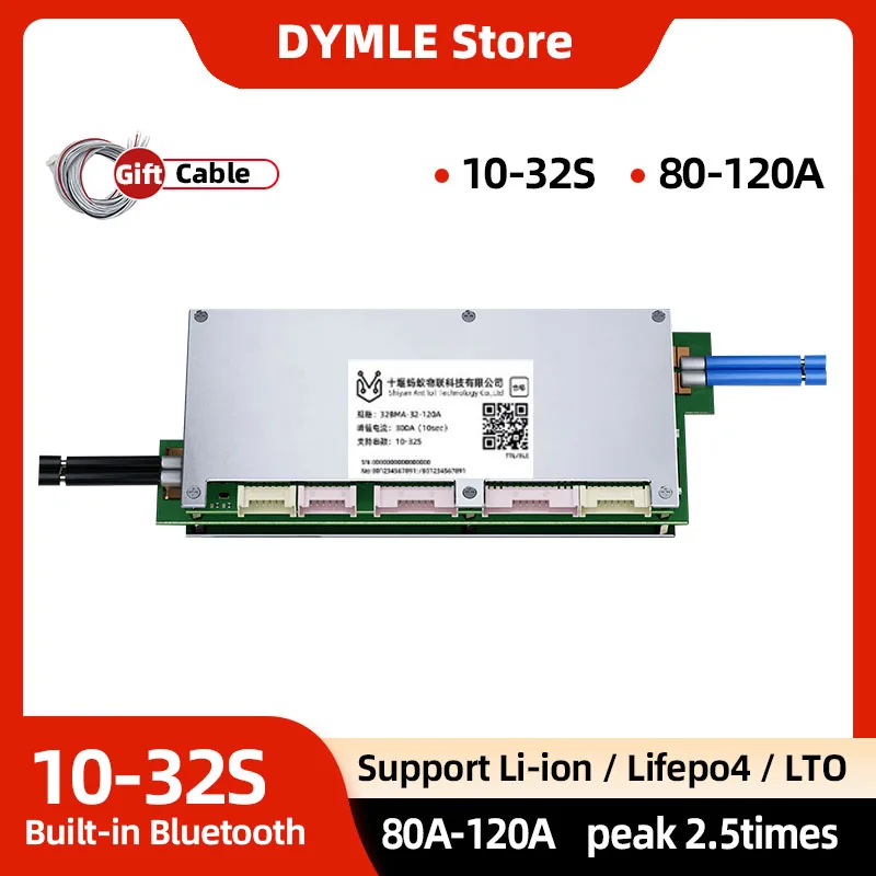 Smart Balance Board ANT Smart BMS 10-32S Li-ion Lifepo4 Lto Battery 36V 48V 60V 72V 84V BT Built-in 80A 120A Bluetooth Built-in
Smart Balance Board ANT Smart BMS 10-32S Li-ion Lifepo4 Lto Battery 36V 48V 60V 72V 84V BT Built-in 80A 120A Bluetooth Built-in