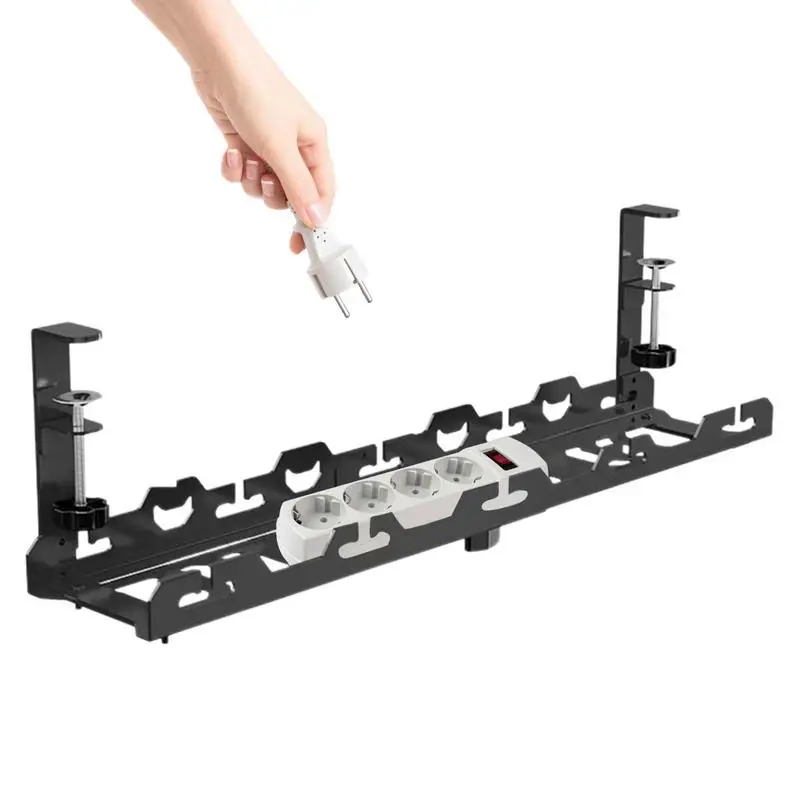 Desk Cable Organizer Cable Management Tray Space Saving Under Desk Cable Management Tray For Offices Home
Desk Cable Organizer Cable Management Tray Space Saving Under Desk Cable Management Tray For Offices Home