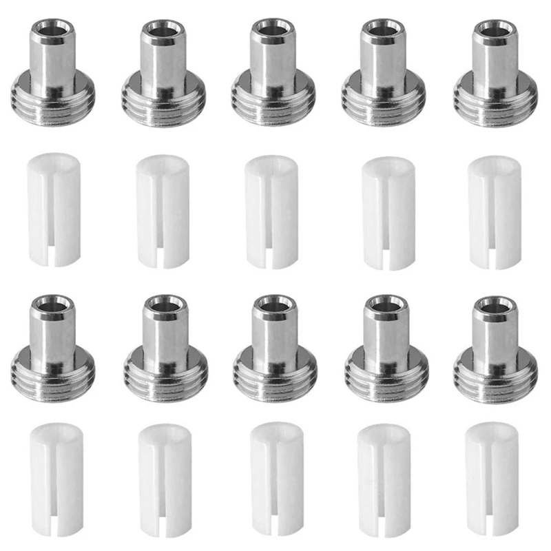 ABZY-20 Fiber Optic Visual Fault Locator Replacement Parts - 10X Ceramic Tube Sleeves With 10 Fitting Connectors
ABZY-20 Fiber Optic Visual Fault Locator Replacement Parts - 10X Ceramic Tube Sleeves With 10 Fitting Connectors