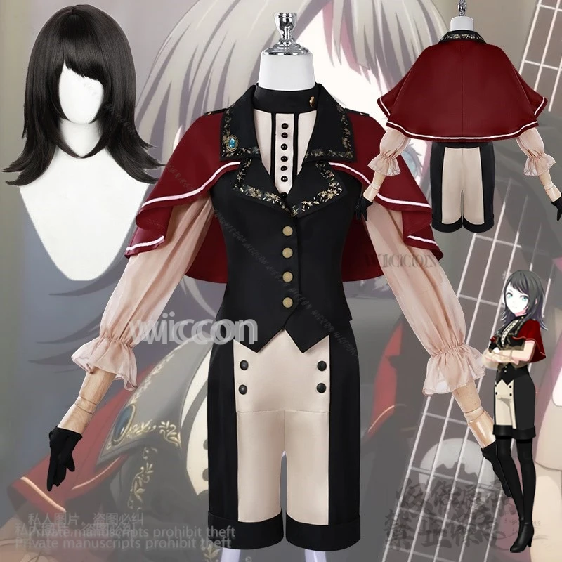 Anime BanG Dream Ave Mujica Umiri Yahata Gothic Cosplay Style Cape Pant Uniform Costume For Halloween Christmas Party Customized
Anime BanG Dream Ave Mujica Umiri Yahata Gothic Cosplay Style Cape Pant Uniform Costume For Halloween Christmas Party Customized