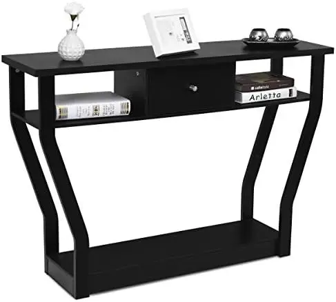 Console Table Modern Easy Assembly Entryway Table W/ Drawer and Bottom ,Mufti-Functional Home for Hallway, Living Room, Bedroom
Console Table Modern Easy Assembly Entryway Table W/ Drawer and Bottom ,Mufti-Functional Home for Hallway, Living Room, Bedroom