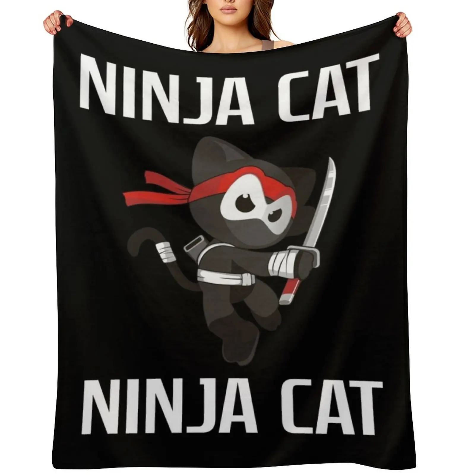 ninja cat Throw Blanket Thin Flannel Hair for babies Blankets
ninja cat Throw Blanket Thin Flannel Hair for babies Blankets