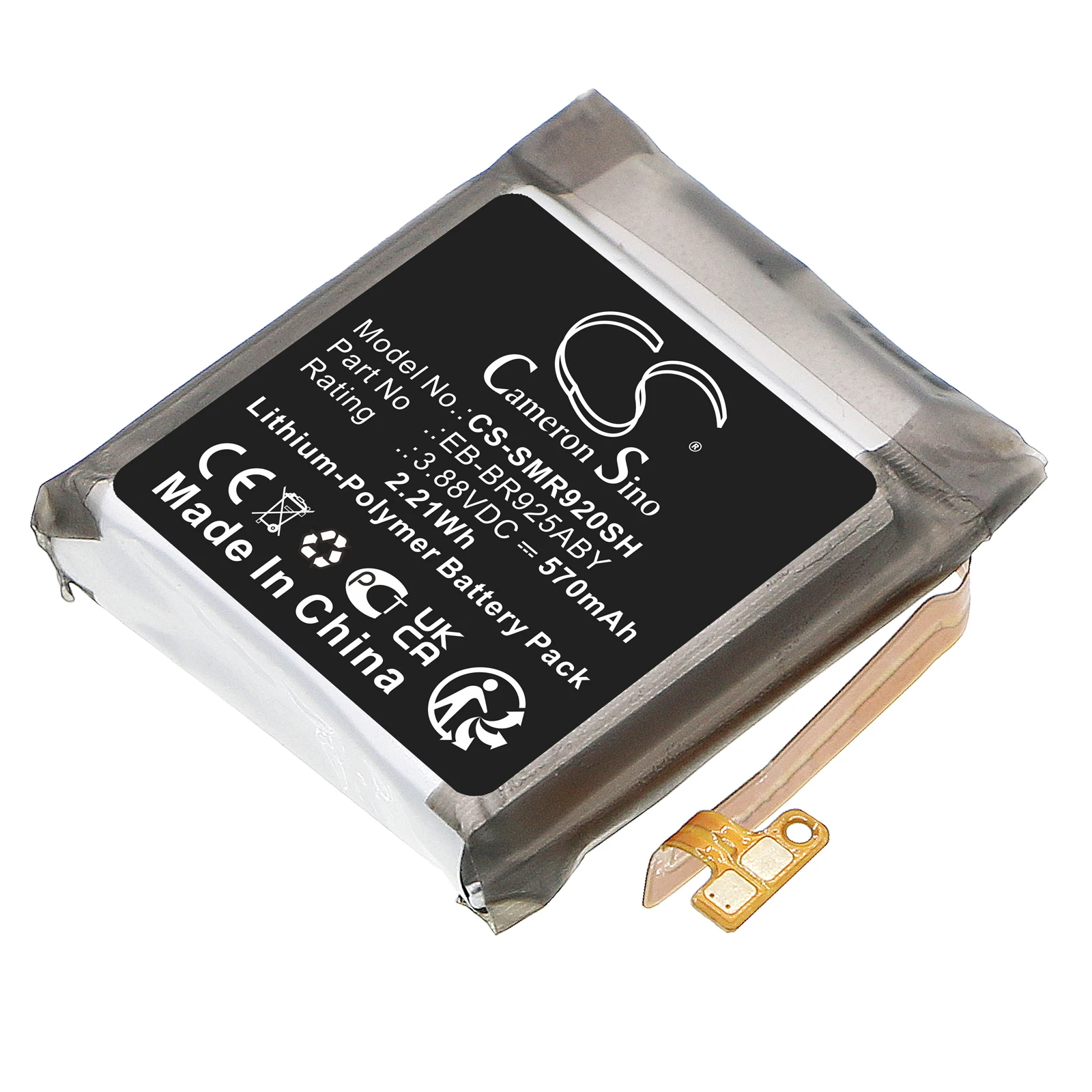 Smartwatch 570mAh Battery for Samsung Watch 5 Pro Galaxy Watch 5 Pro 45mm M-R920 SM-R925 EB-BR925ABY GH43-05116A
Smartwatch 570mAh Battery for Samsung Watch 5 Pro Galaxy Watch 5 Pro 45mm M-R920 SM-R925 EB-BR925ABY GH43-05116A