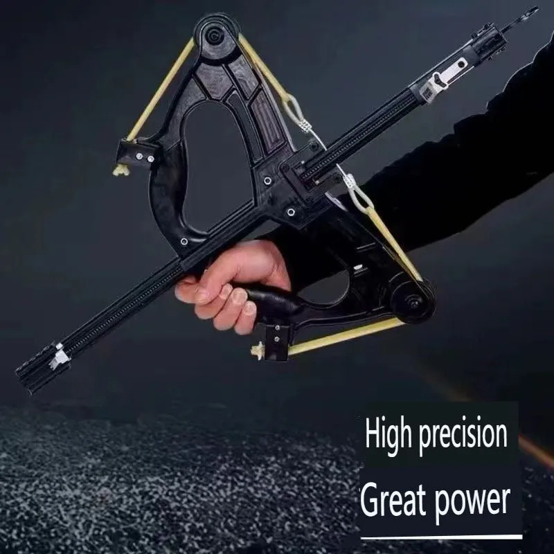60LBS Laser Aiming 40 Series Compound Bow Multi Strand Rubber Band Pulley Bow Outdoor Hunting and Shooting Slingshot Tools
60LBS Laser Aiming 40 Series Compound Bow Multi Strand Rubber Band Pulley Bow Outdoor Hunting and Shooting Slingshot Tools