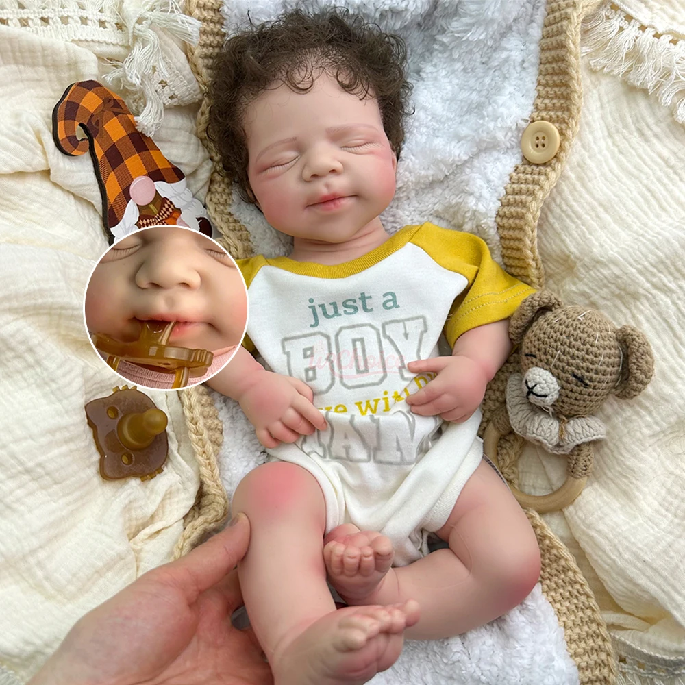 20inch Open Mouth Girl/Boy Silicone Reborn Baby with Rooted Hair Realistic Features Full Soft Soothing Doll For Alzheimer’s Gift
20inch Open Mouth Girl/Boy Silicone Reborn Baby with Rooted Hair Realistic Features Full Soft Soothing Doll For Alzheimer’s Gift