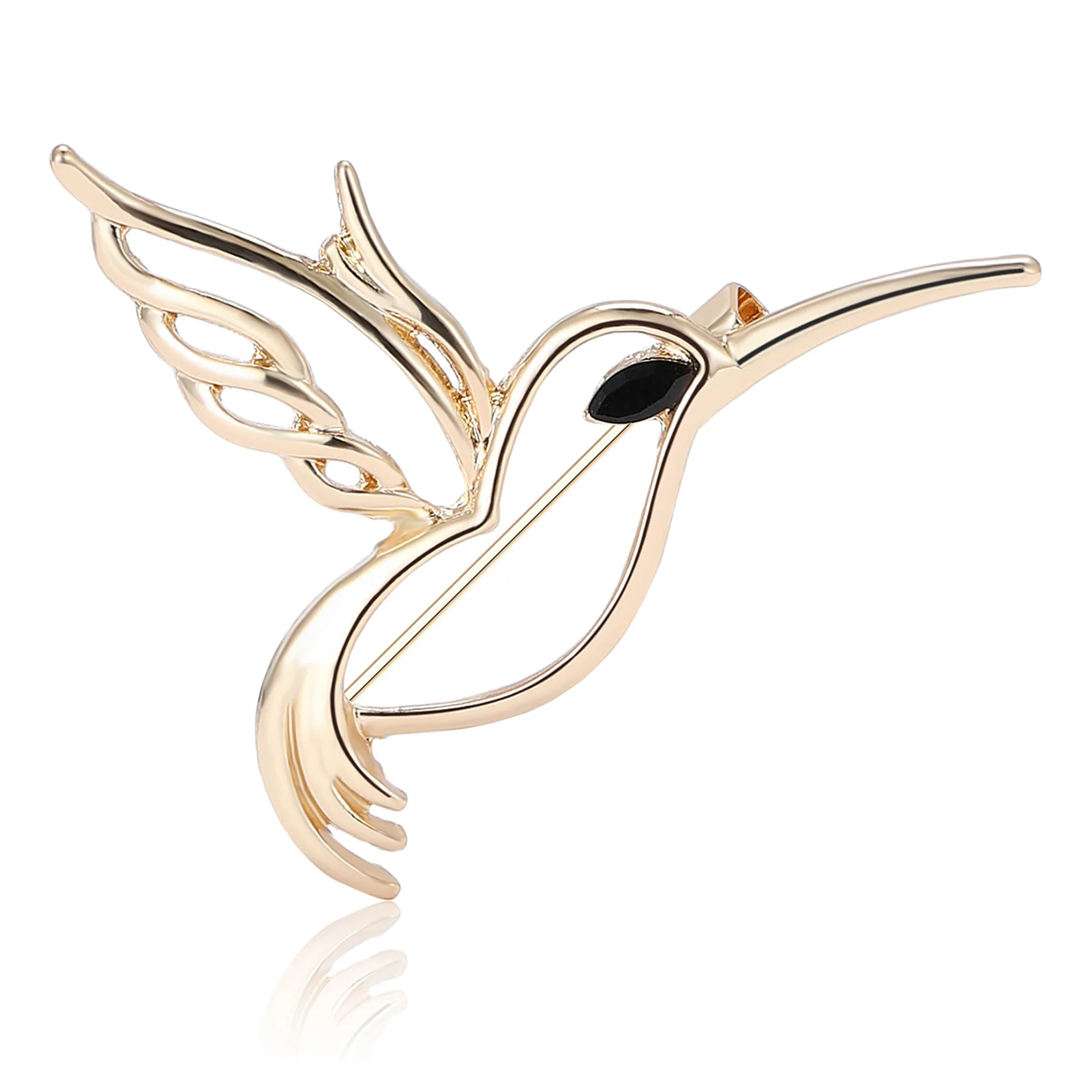 Retro Alloy Simple Hollowed-out Hummingbird Brooch, Women's And Women's All-purpose Bird Suit Jacket, Event Party Daily Jewelry
Retro Alloy Simple Hollowed-out Hummingbird Brooch, Women's And Women's All-purpose Bird Suit Jacket, Event Party Daily Jewelry