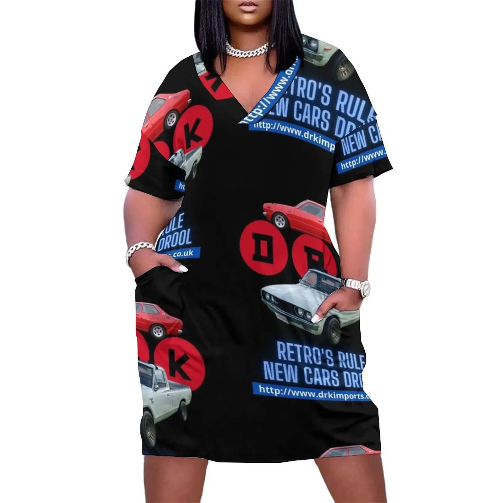 DRK Retro's rule new cars drool Loose Pocket Dress Dress vintage Aesthetic clothing evening dress woman
DRK Retro's rule new cars drool Loose Pocket Dress Dress vintage Aesthetic clothing evening dress woman