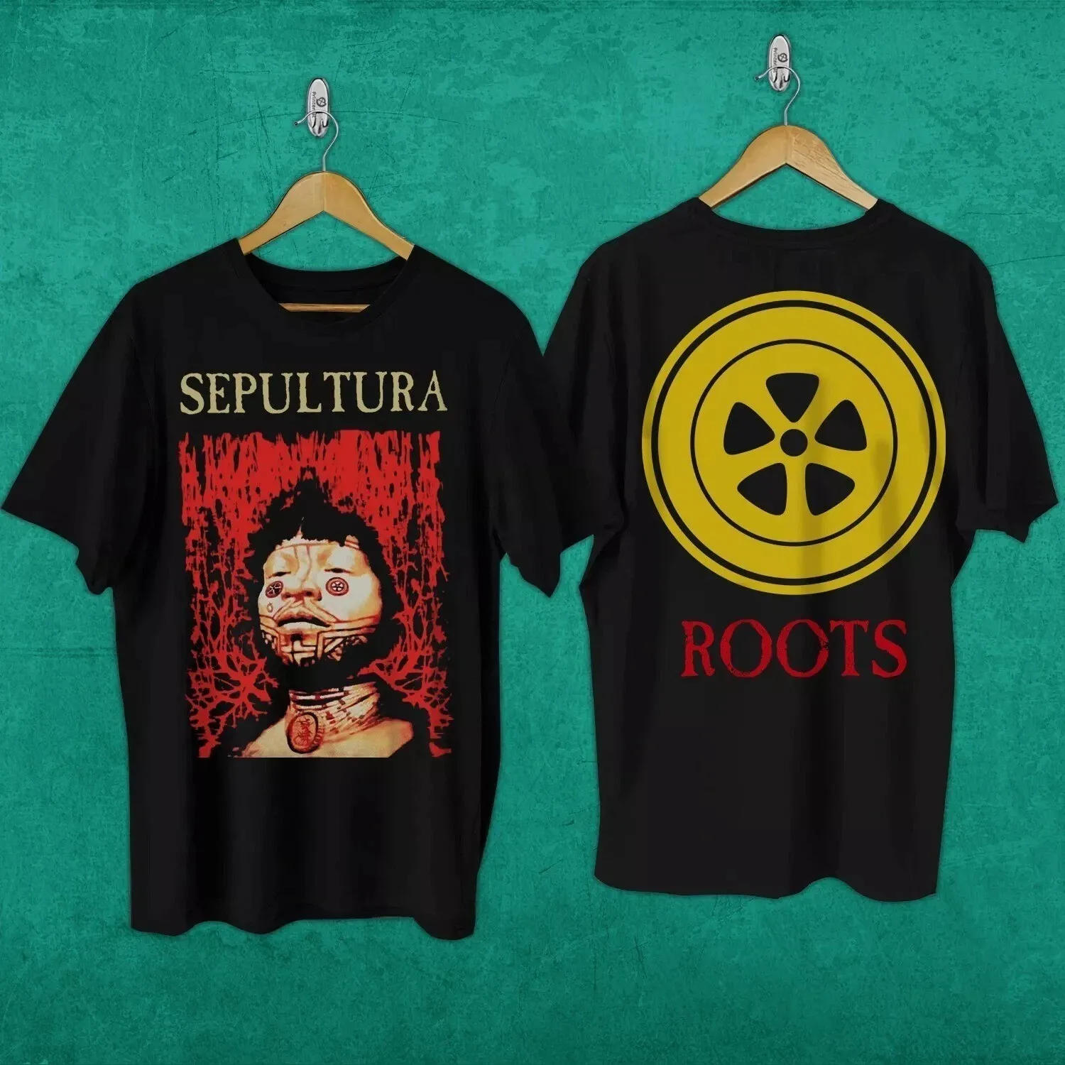 Vintage Sepultura Metal Band Roots World Tour 2 Sides T-Shirt Y2k Fashion 100% Cotton Round Neck Short Sleeve Unisex Loose Tee
Vintage Sepultura Metal Band Roots World Tour 2 Sides T-Shirt Y2k Fashion 100% Cotton Round Neck Short Sleeve Unisex Loose Tee
