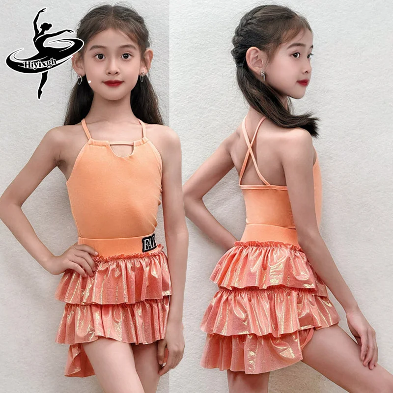 2026 New Latin Dance Clothing For Girls Sling Tops Cake Skirts Practice Suit Chacha Rumba Tango Kids Latin Dance Wear
2026 New Latin Dance Clothing For Girls Sling Tops Cake Skirts Practice Suit Chacha Rumba Tango Kids Latin Dance Wear