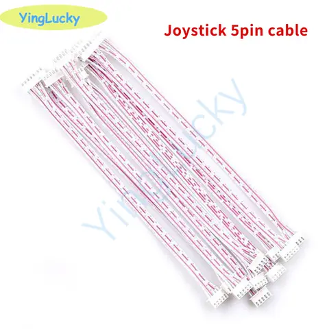 10/4/2pcs Joystick 5Pin Cable Wiring Arcade Wire Harness 5 Pin Joystick For Sanwa /SEIMITSU Joystick Connection To USB Encoder