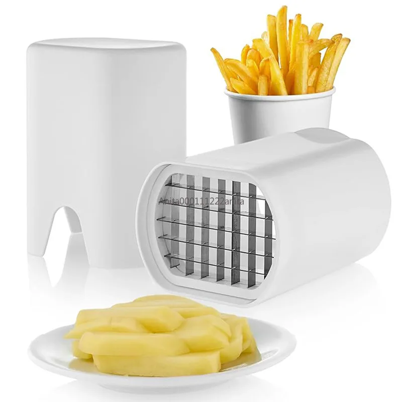 White French Fry Cutter Tool Food and Vegetable Shredder Manual Natural Cutting for Quick Dicing Vegetables and Potatoes Tools
White French Fry Cutter Tool Food and Vegetable Shredder Manual Natural Cutting for Quick Dicing Vegetables and Potatoes Tools