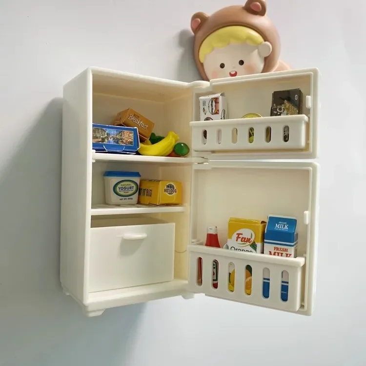 Creative 3D Cute Mini White Refrigerator Model Personality Decoration Refrigerator Sticker Home Collection Provide Food Models
Creative 3D Cute Mini White Refrigerator Model Personality Decoration Refrigerator Sticker Home Collection Provide Food Models