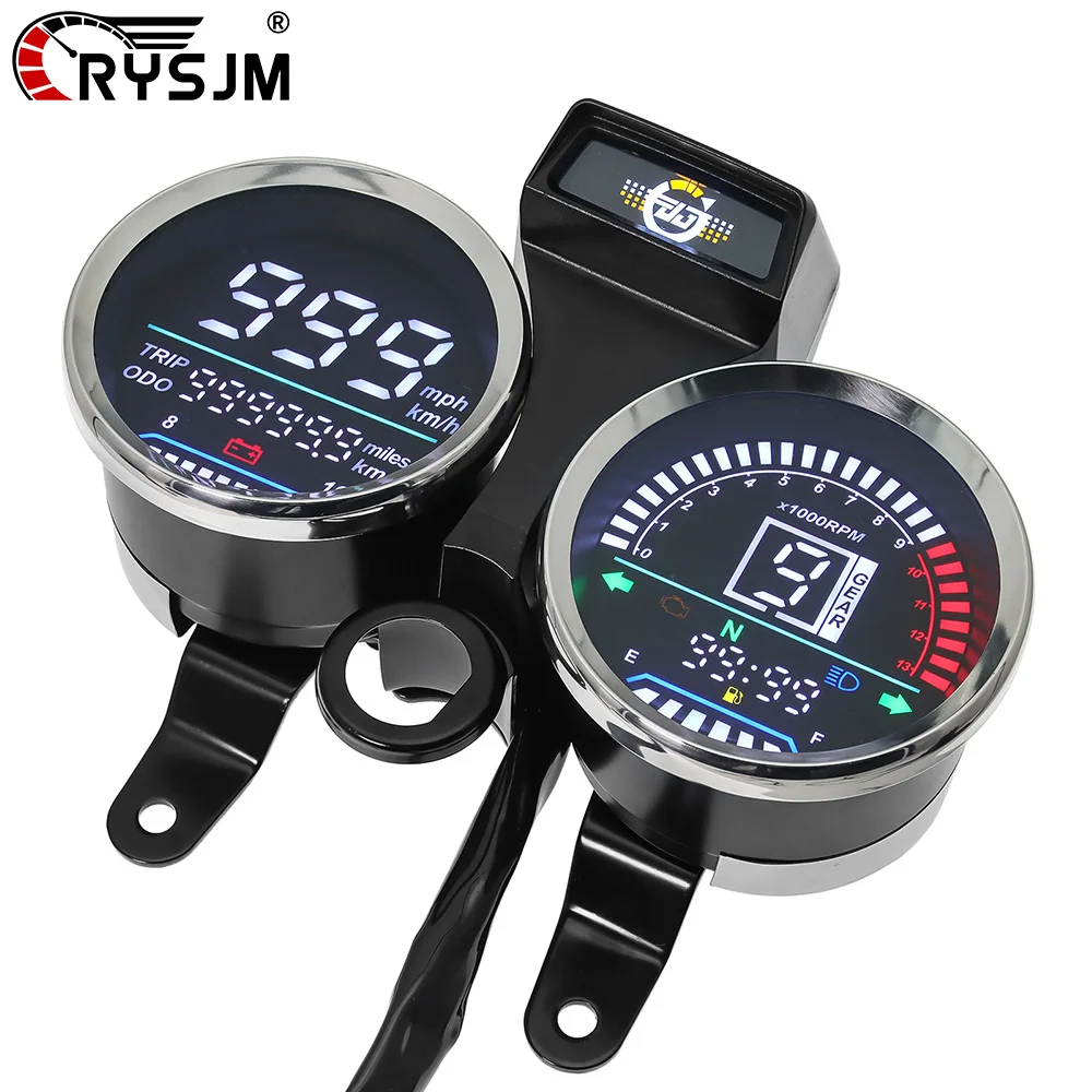 Motorcycle Speedometer 0-13000 RPM Tachometer Fuel Gauge Voltage Moto Instrument Assembly Odometer Gauge Panel For Suzuki GN 125
Motorcycle Speedometer 0-13000 RPM Tachometer Fuel Gauge Voltage Moto Instrument Assembly Odometer Gauge Panel For Suzuki GN 125