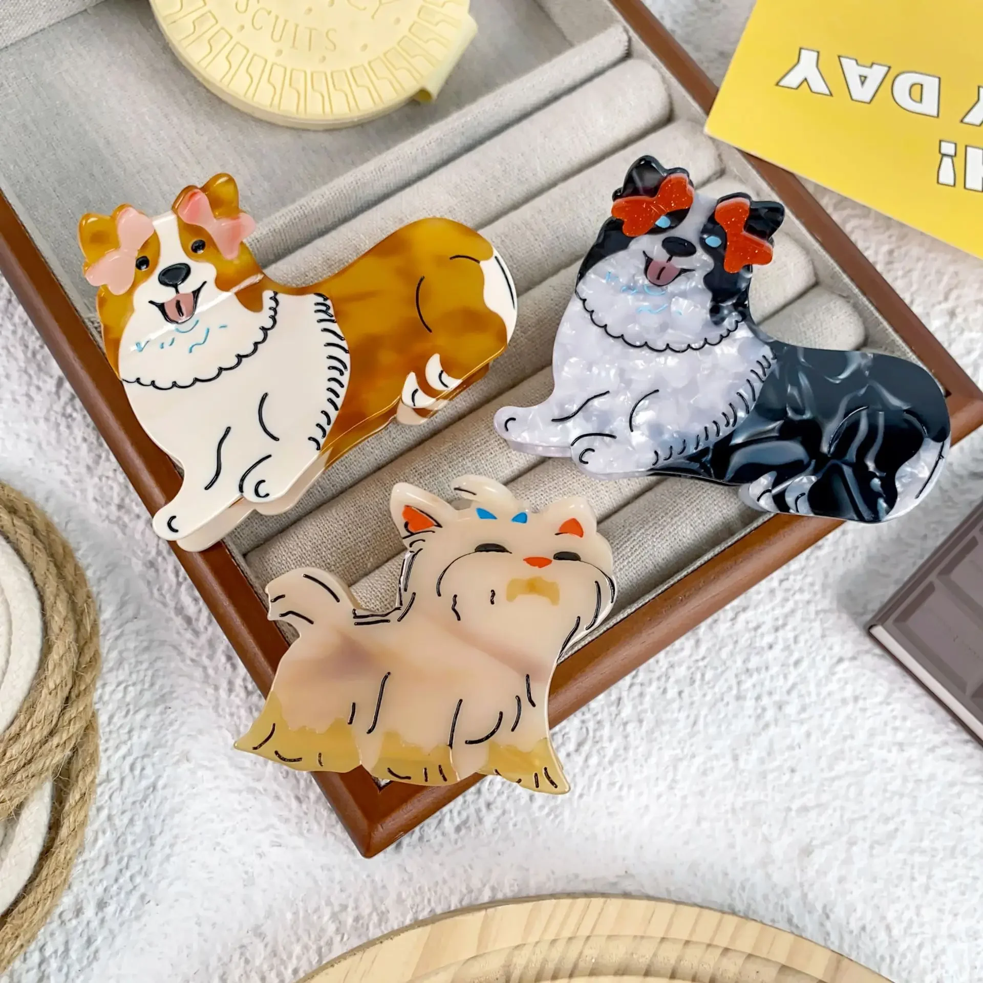 DuoShang New Style Animal Dog Acetate Hair Claw Cute Cartoon Schnauzer Claw Clip Crab Hair Clip for Women Girls Hair Accessories
DuoShang New Style Animal Dog Acetate Hair Claw Cute Cartoon Schnauzer Claw Clip Crab Hair Clip for Women Girls Hair Accessories