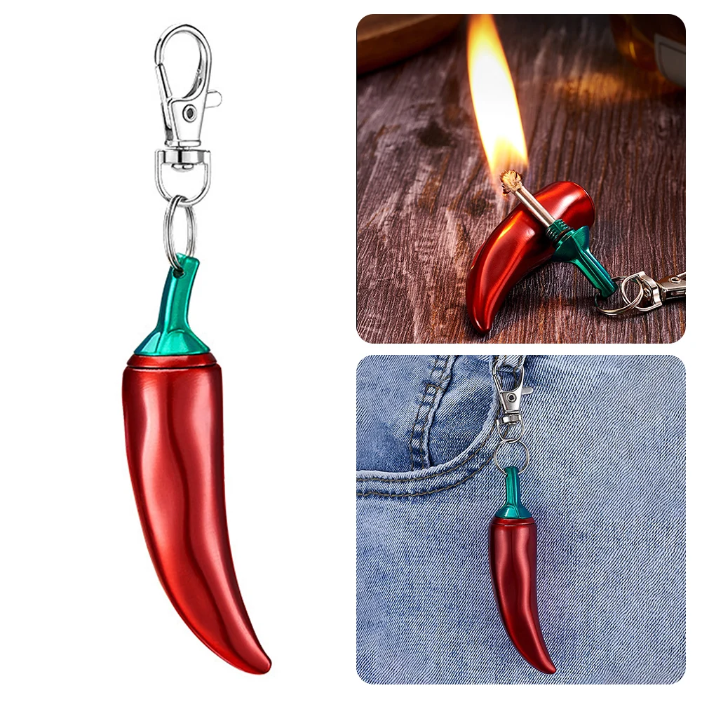 Брелок в форме чили, зажигалка, ветрозащитный керосин, многоразовые кремния, брелок для ключей с огнем, подвеска для мужчин и женщин, кемпинг на открытом воздухе
Брелок в форме чили, зажигалка, ветрозащитный керосин, многоразовые кремния, брелок для ключей с огнем, подвеска для мужчин и женщин, кемпинг на открытом воздухе