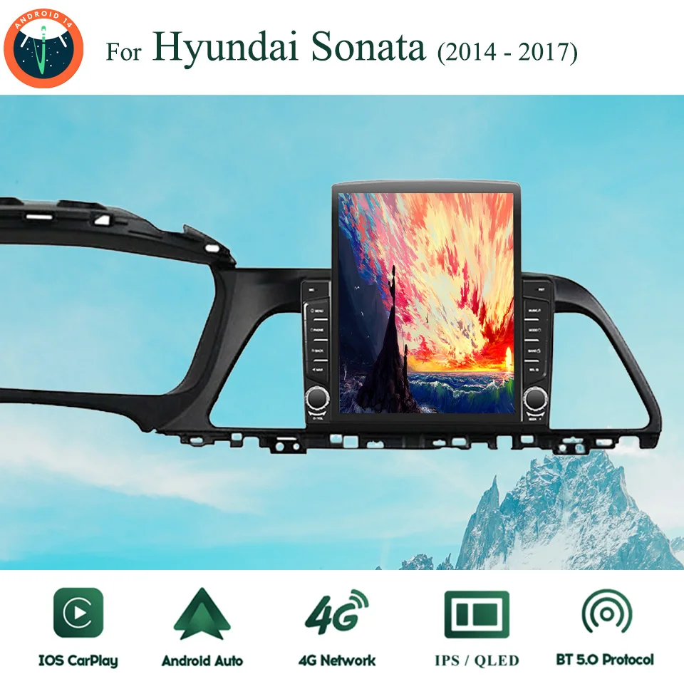 8G+128GB Android 14.0 Car DVD Head Unit Radio Stereo GPS Navi Monitor For Hyundai Sonata 2014 2015 2016 2017 2018 Carplay Auto
8G+128GB Android 14.0 Car DVD Head Unit Radio Stereo GPS Navi Monitor For Hyundai Sonata 2014 2015 2016 2017 2018 Carplay Auto