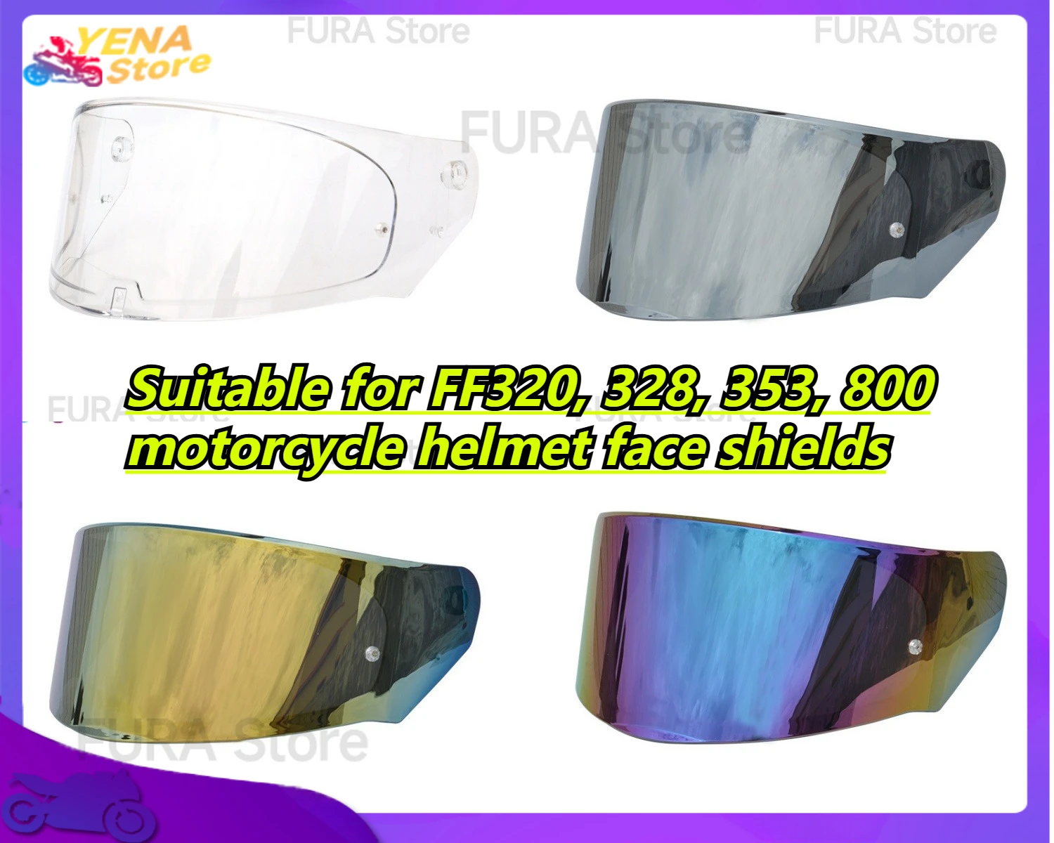 Suitable for FF320, 328, 353, 800 motorcycle helmet face shields, motorcycle accessories, glasses, motorcycle helmets
Suitable for FF320, 328, 353, 800 motorcycle helmet face shields, motorcycle accessories, glasses, motorcycle helmets