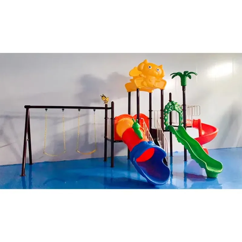 Galvanized Children's Outdoor Swing and Slide Set for Kids Outdoor Sport Equipment Made in China
Galvanized Children's Outdoor Swing and Slide Set for Kids Outdoor Sport Equipment Made in China