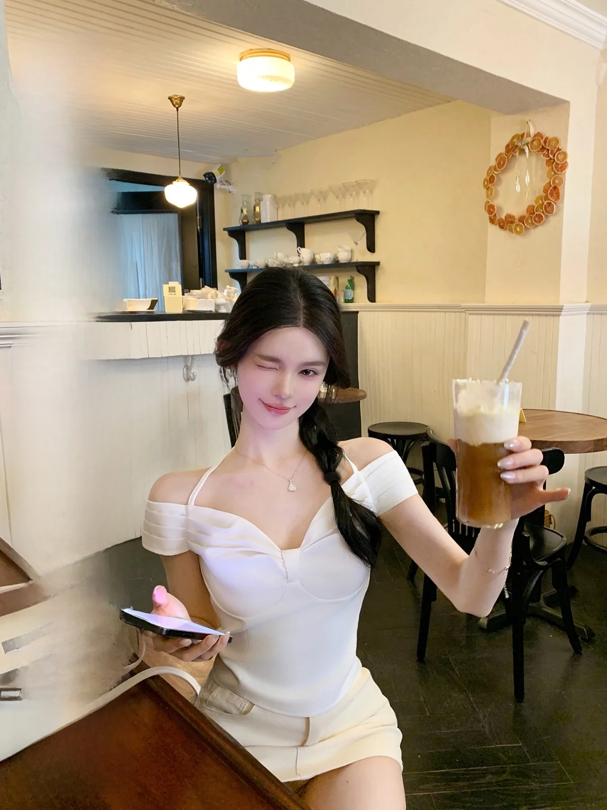 Hotdog Spicy Girl Netie oulder Bared Top Women Pure Desire Gentle Temperament T irt Other Material 00% GTH6022
Hotdog Spicy Girl Netie oulder Bared Top Women Pure Desire Gentle Temperament T irt Other Material 00% GTH6022