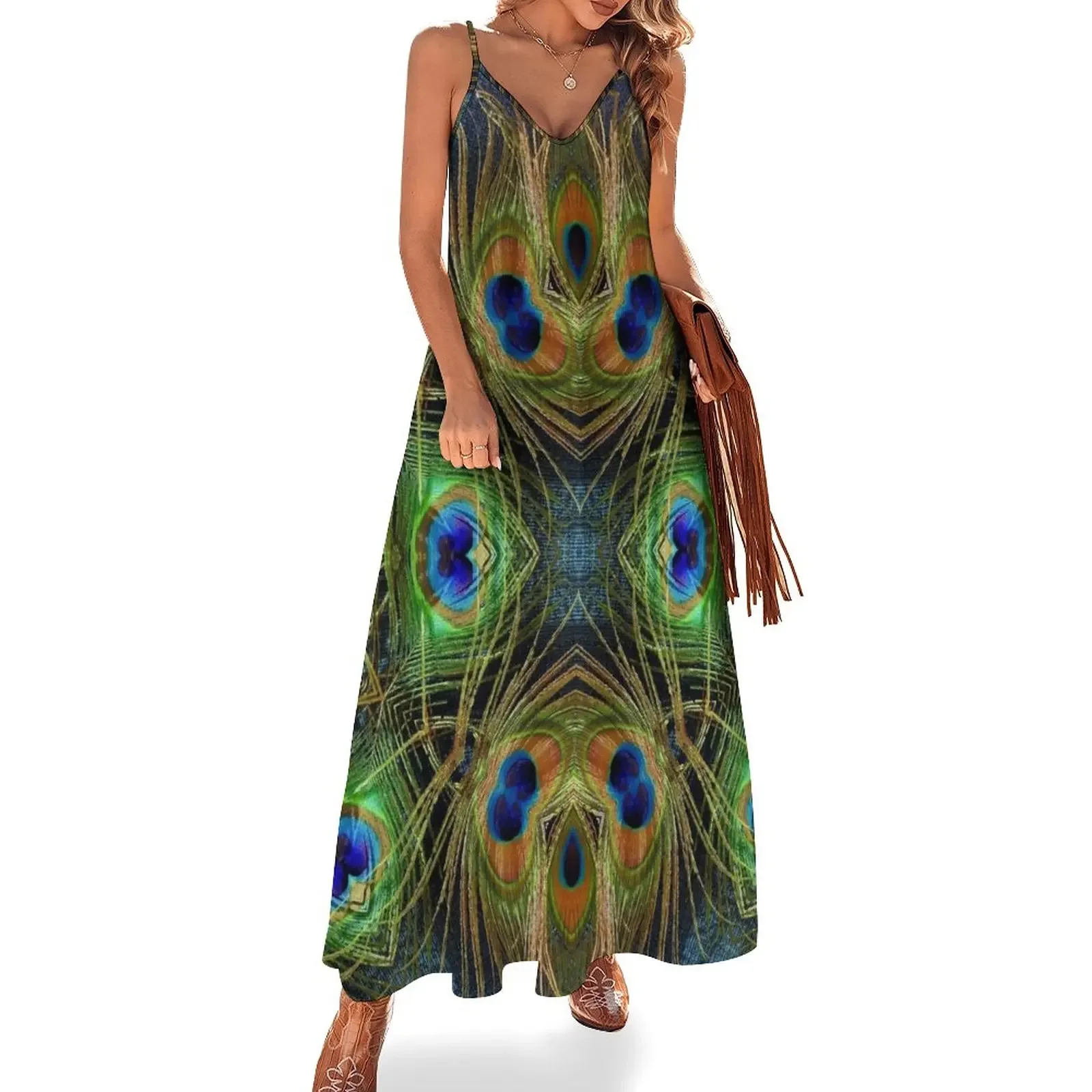 LOVE PEACOCKS Sleeveless Dress loose women's dress Summer women's clothing Dress
LOVE PEACOCKS Sleeveless Dress loose women's dress Summer women's clothing Dress