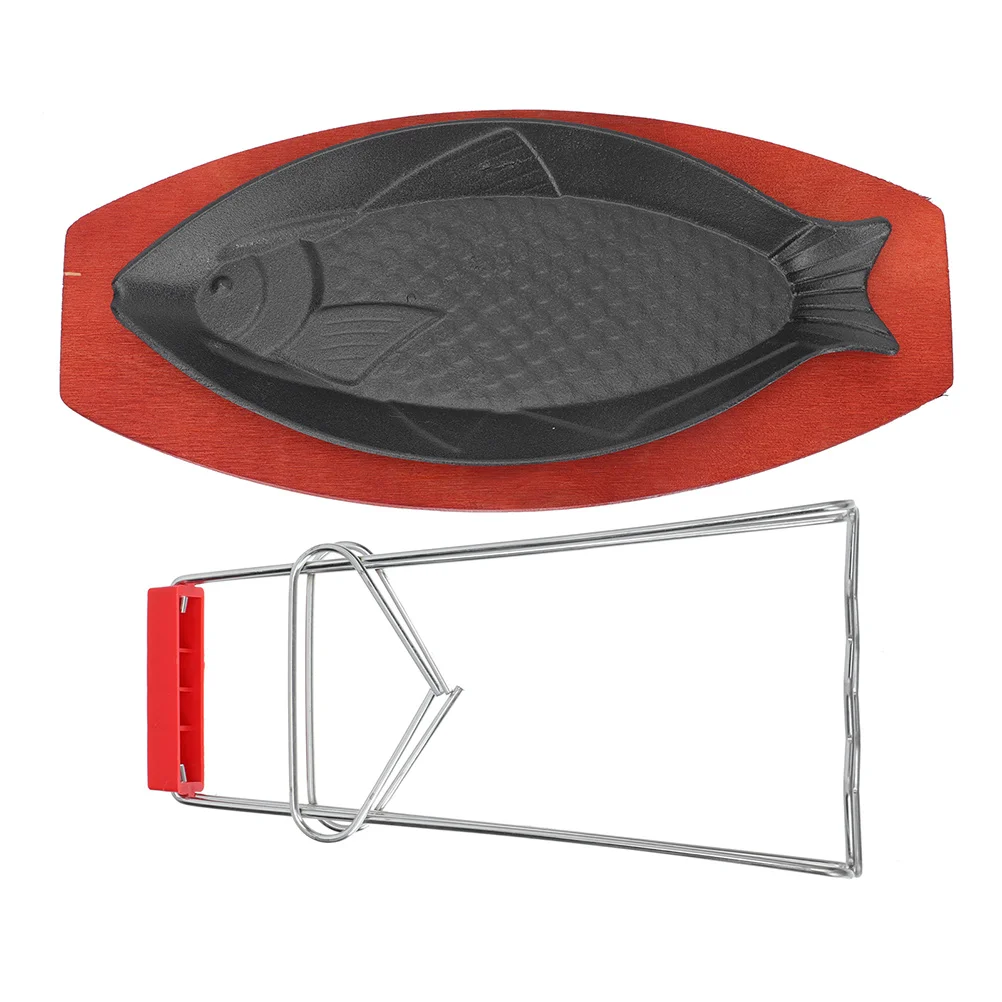 Grill Fish Teppanyaki Plate Baking Dish Non Sticky Steak Shaped Food Trays Cast Iron Skillets Western Steak Tray Hotel Baking
Grill Fish Teppanyaki Plate Baking Dish Non Sticky Steak Shaped Food Trays Cast Iron Skillets Western Steak Tray Hotel Baking