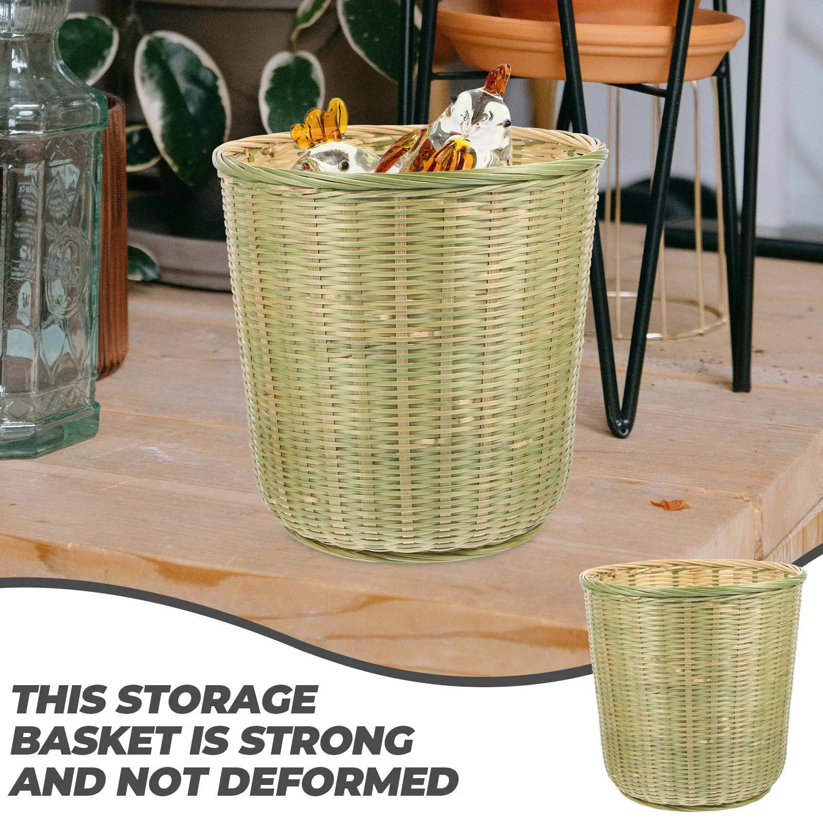 Storage Basket Bamboo Woven Multifunctional Organizer for Home Fruit Snack Vegetable Container Neat Orderly Space Efficient Use
Storage Basket Bamboo Woven Multifunctional Organizer for Home Fruit Snack Vegetable Container Neat Orderly Space Efficient Use
