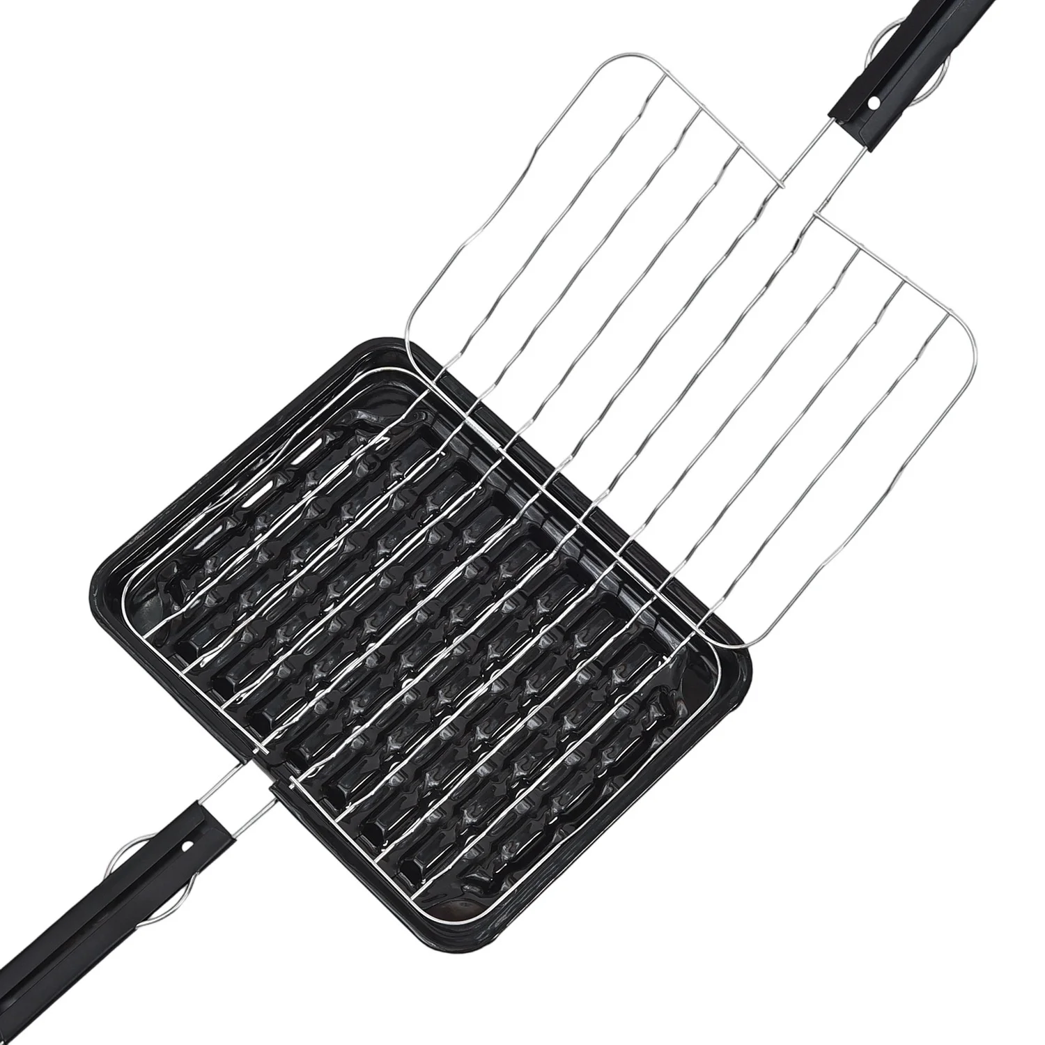Portable Black Square Electroplated Barbecue Pan, Customizable BBQ Tool for Beef Patties, Outdoor & Home Courtyard Use
Portable Black Square Electroplated Barbecue Pan, Customizable BBQ Tool for Beef Patties, Outdoor & Home Courtyard Use