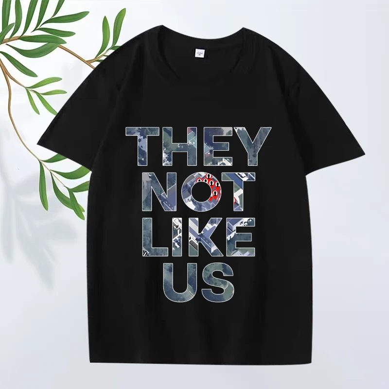 They not like us Kendrick Lamar T Shirt men ’s women Oversized 100% Cotton streetwear short sleeve top Summer print Unisex tee
They not like us Kendrick Lamar T Shirt men ’s women Oversized 100% Cotton streetwear short sleeve top Summer print Unisex tee