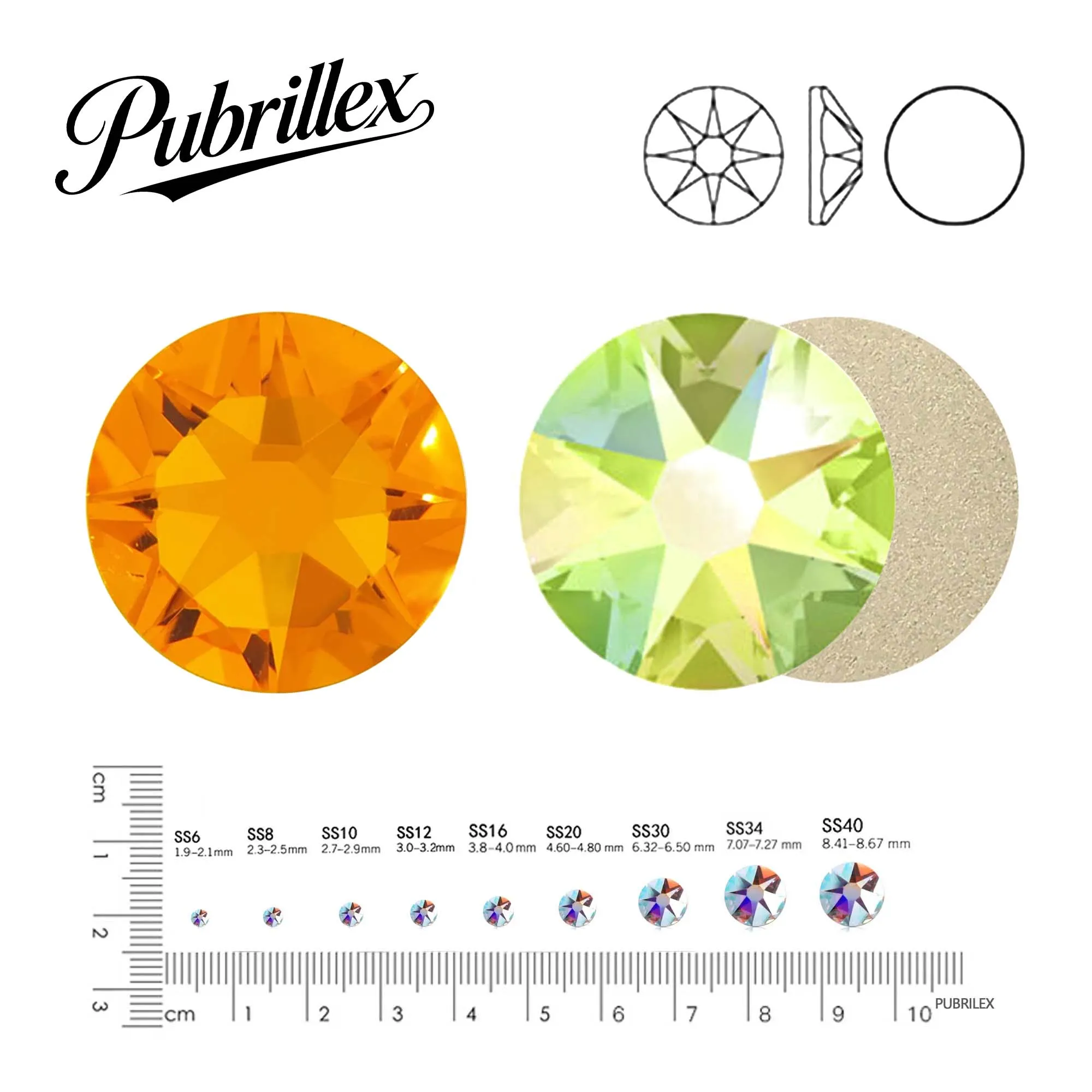 Citrine and Citrine AB Strass Glass Crystal NON Hotfix Rhinestones Flatback 8 Big 8 Small Stones DIY Nail Art Garment Dress
Citrine and Citrine AB Strass Glass Crystal NON Hotfix Rhinestones Flatback 8 Big 8 Small Stones DIY Nail Art Garment Dress